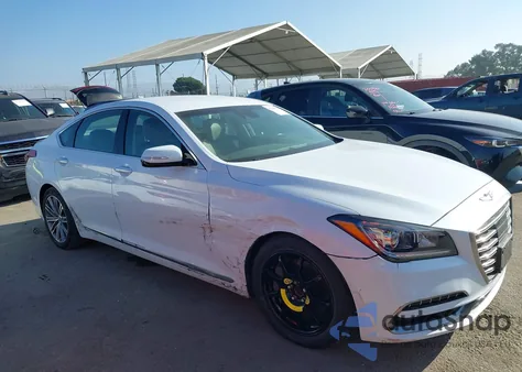 2018 Genesis G80 3.8 из США, поврежденный, VIN KMHGN4JE8JU262906